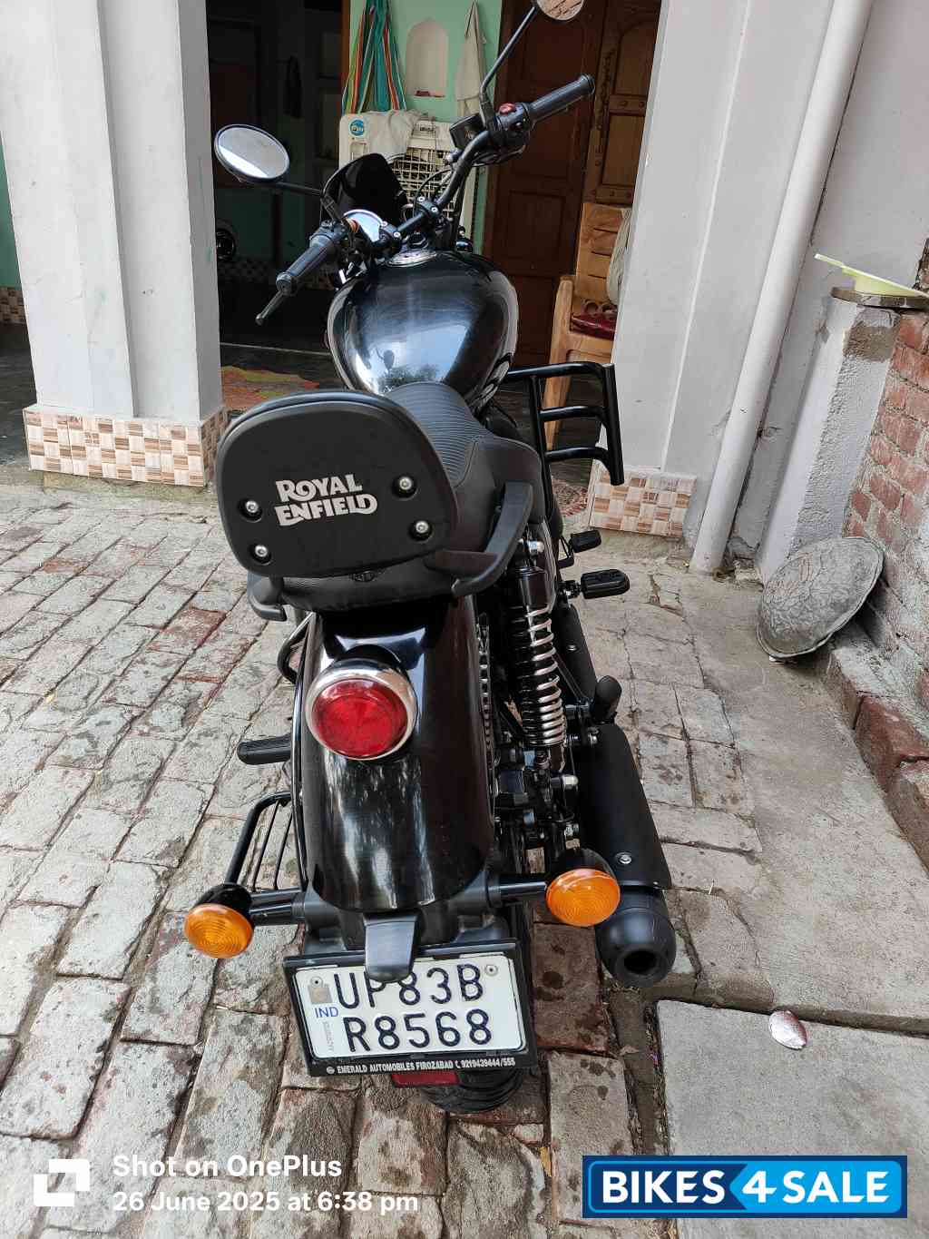 Black Royal Enfield Meteor 350 Fireball