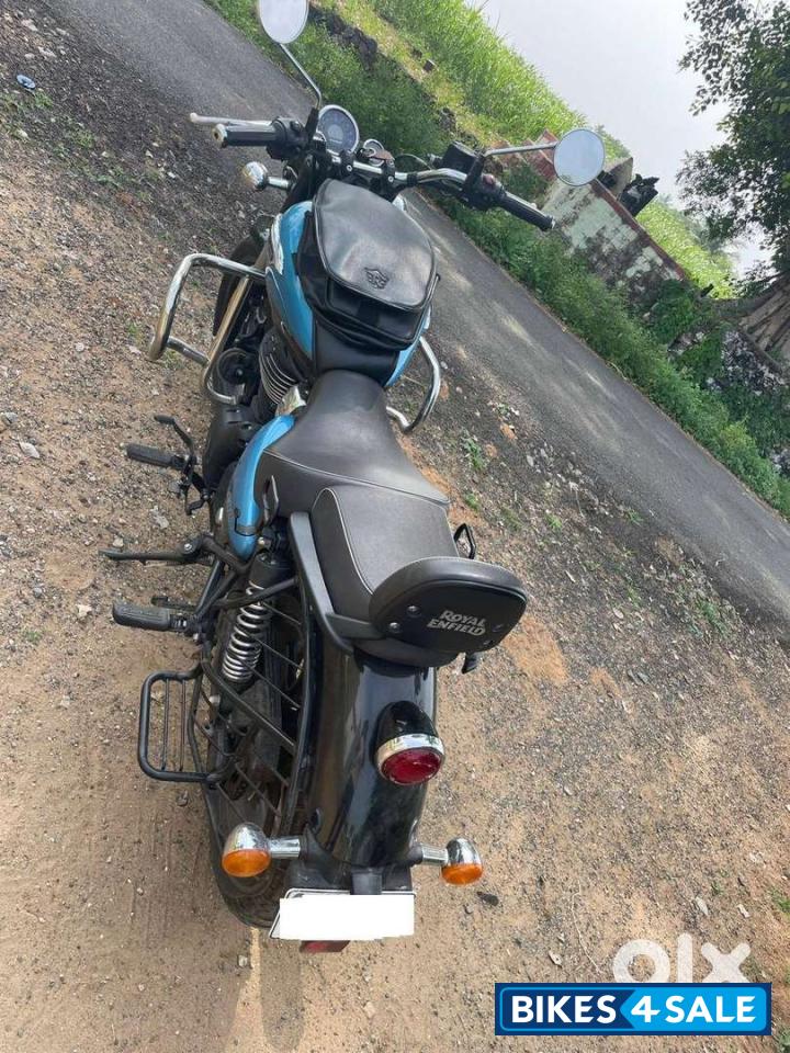 Blue Royal Enfield Meteor 350 Supernova