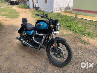 Blue Royal Enfield Meteor 350 Supernova