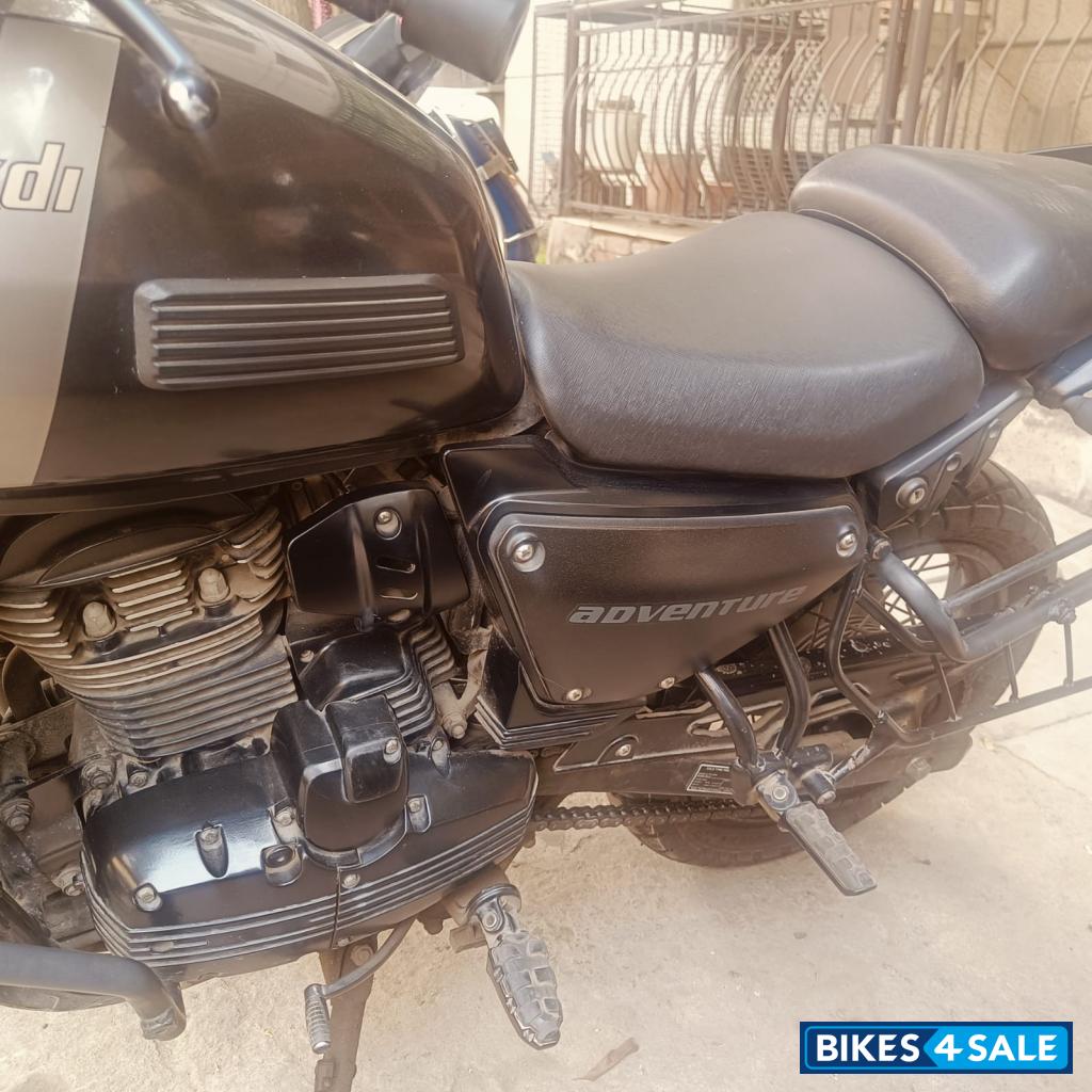 Black Yezdi Adventure Mambo Black