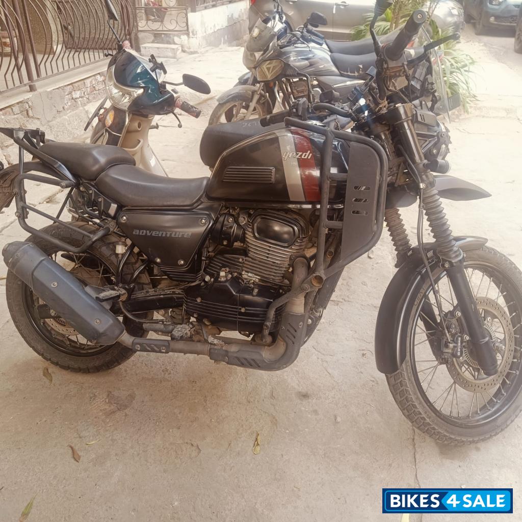 Black Yezdi Adventure Mambo Black