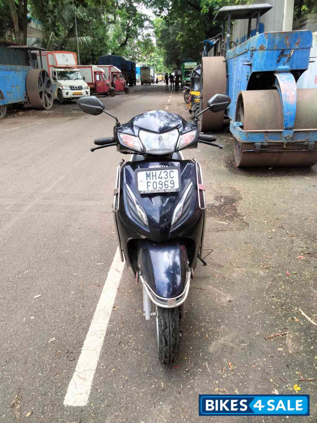 Dark Blue Honda Activa 6G Std