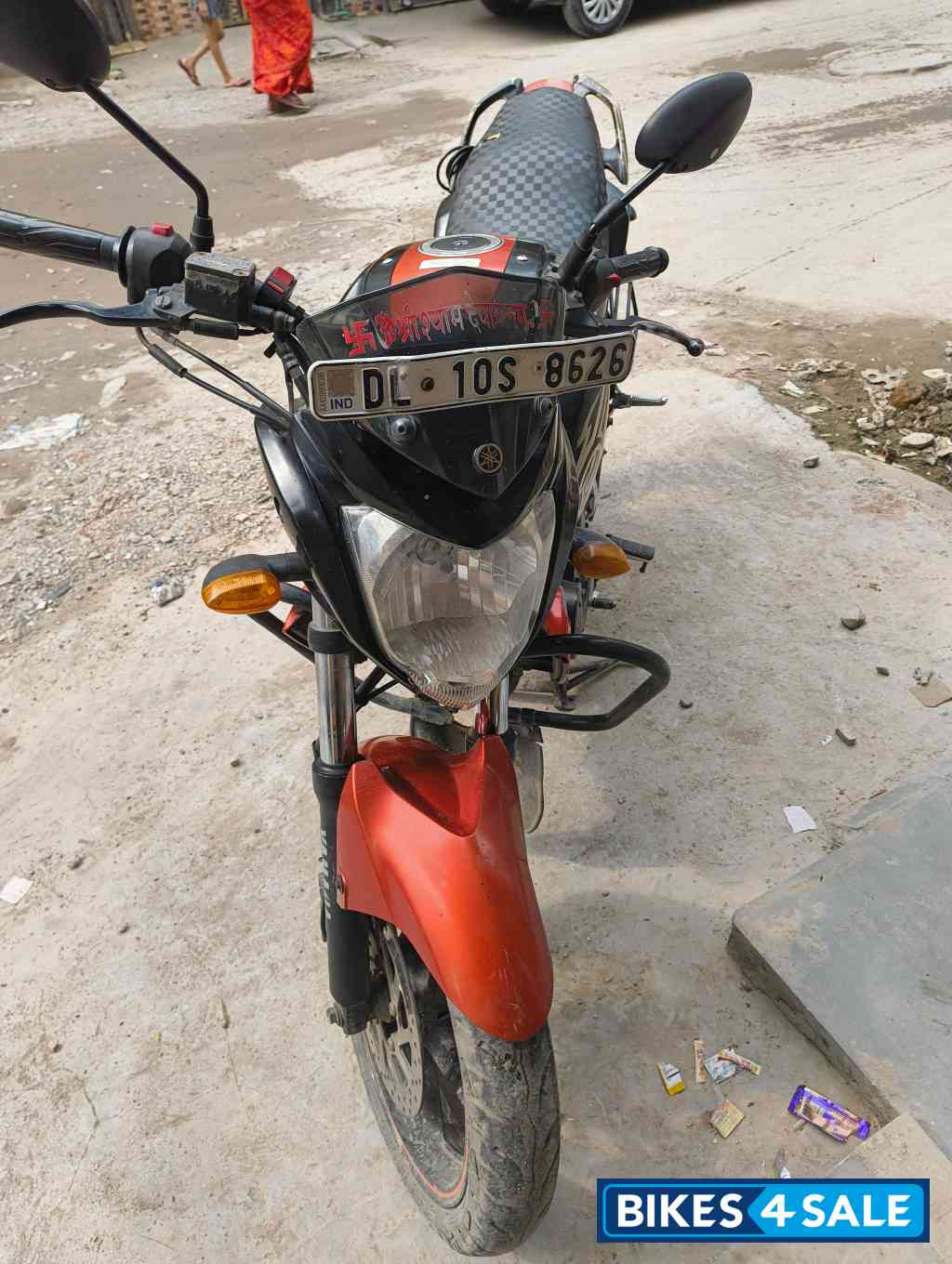 Black Orange Yamaha FZ-S