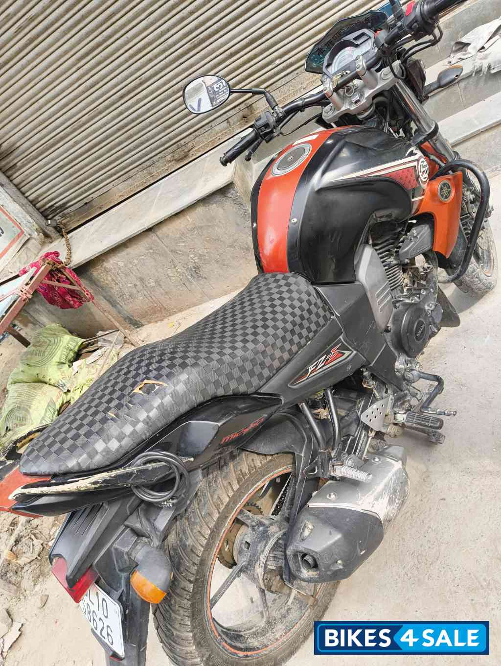 Black Orange Yamaha FZ-S
