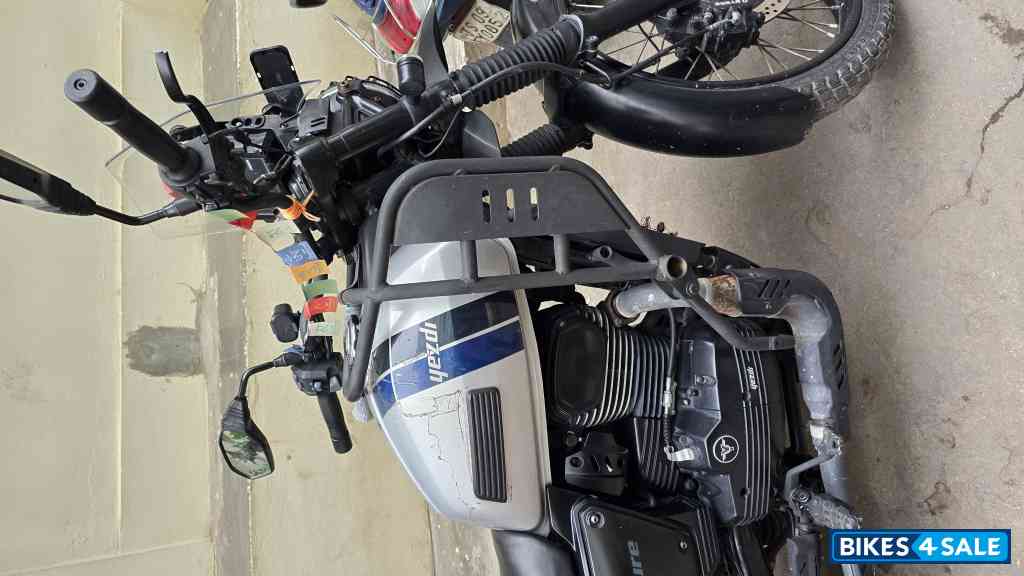 Slick Silver Yezdi Adventure Single Headlight