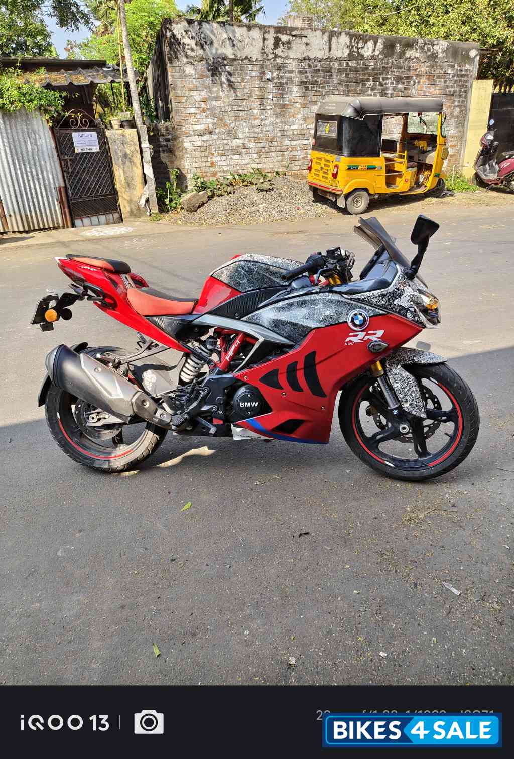 Red TVS Apache RR 310