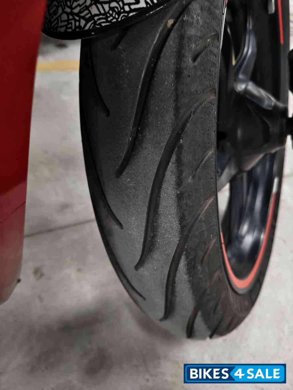 Red TVS Apache RR 310