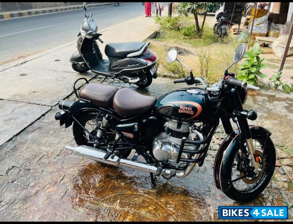 Halycon Green Royal Enfield Classic 350 Single Channel BS6