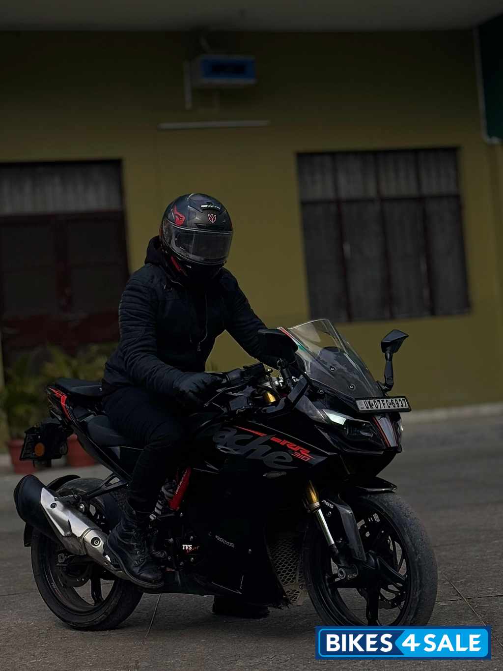 Black , Grey, Red TVS Apache RR 310