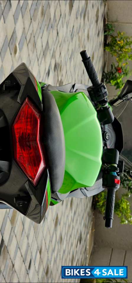 Lime Green Kawasaki Ninja 300 BS6