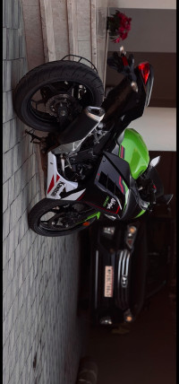 Lime Green Kawasaki Ninja 300 BS6