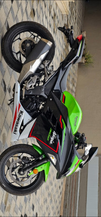 Lime Green Kawasaki Ninja 300 BS6