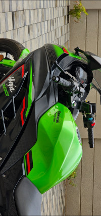 Lime Green Kawasaki Ninja 300 BS6
