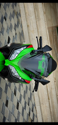 Lime Green Kawasaki Ninja 300 BS6
