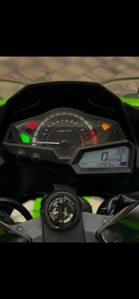 Lime Green Kawasaki Ninja 300 BS6