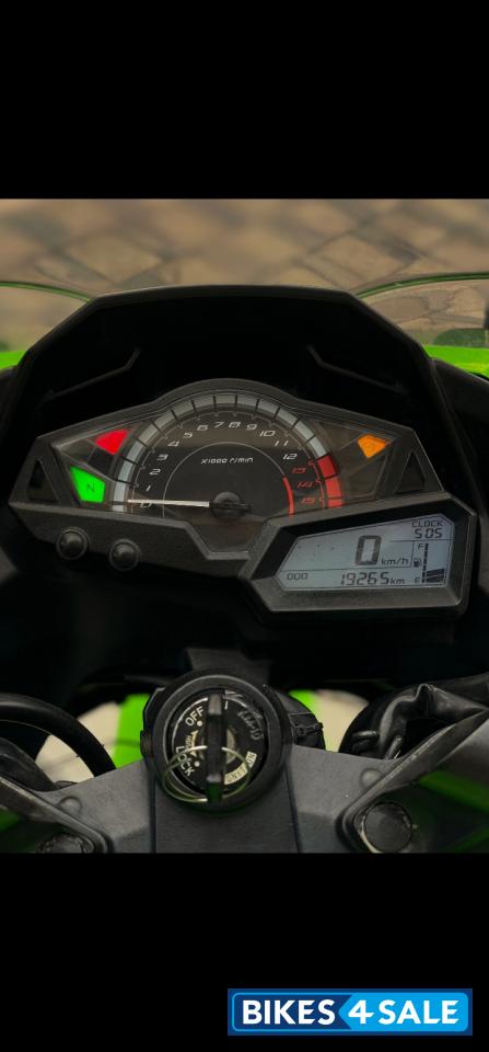 Lime Green Kawasaki Ninja 300 BS6