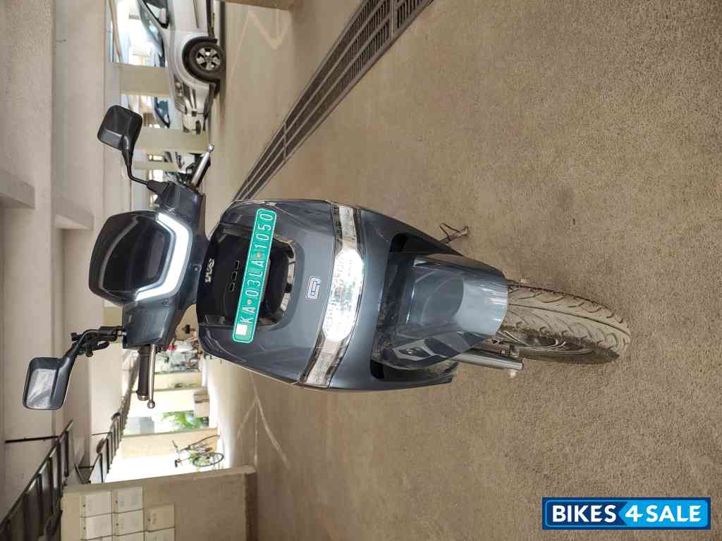 Blue TVS iQube S