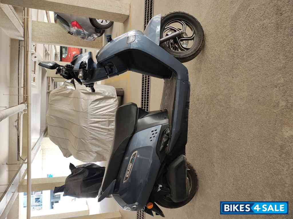 Blue TVS iQube S