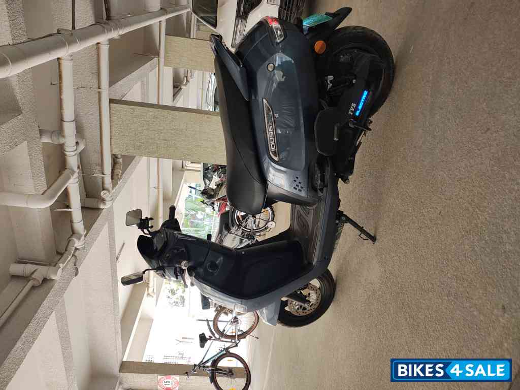Blue TVS iQube S