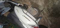 White Honda Activa 3G