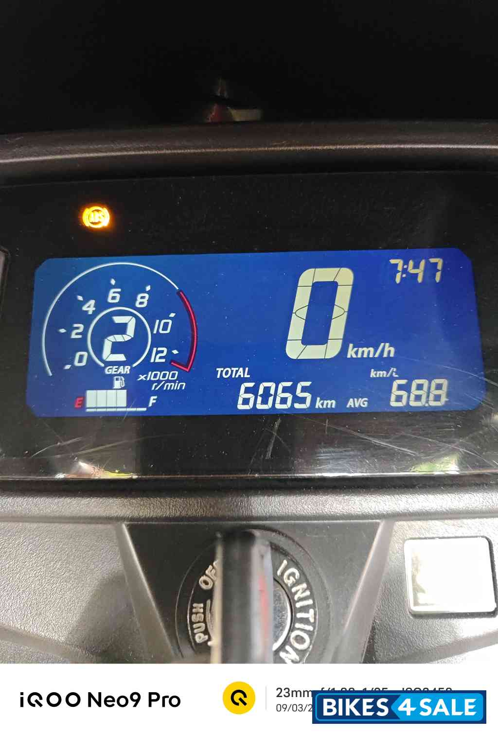 Black Honda Unicorn OBD2