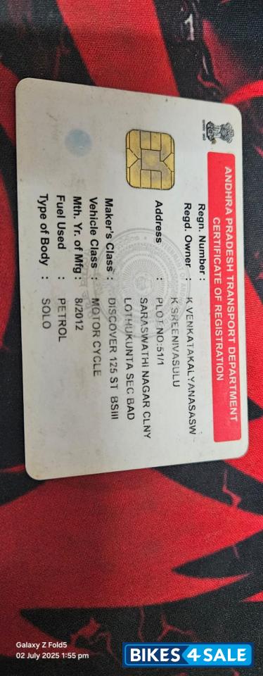 Bajaj Discover 125 ST