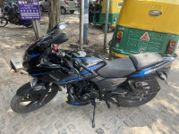 Ebony Black Blue Bajaj Pulsar 220F