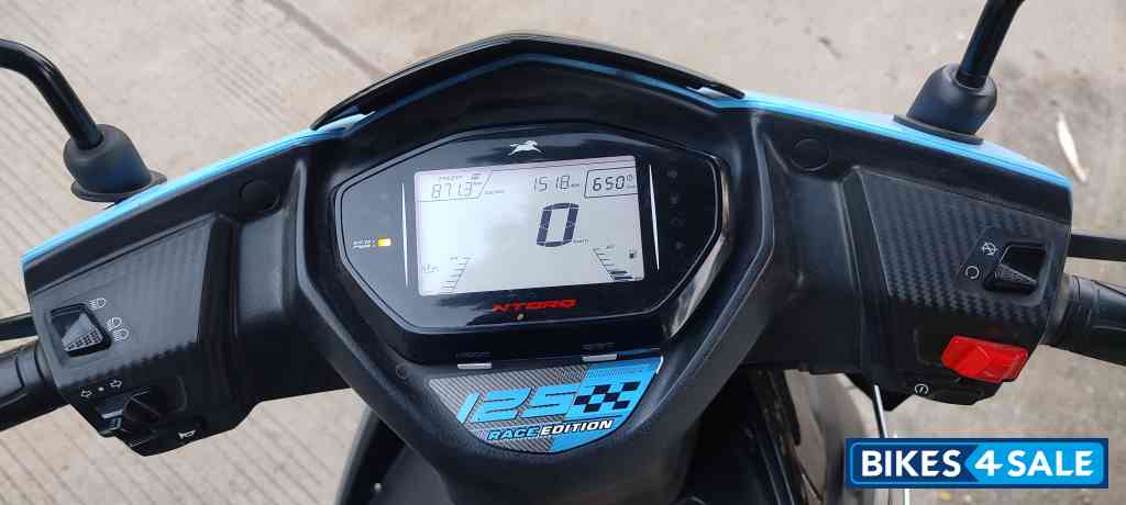 Blue TVS NTORQ 125 Race Edition BS6