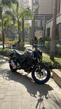 Grey Blue Yamaha FZ-S FI V3 2022