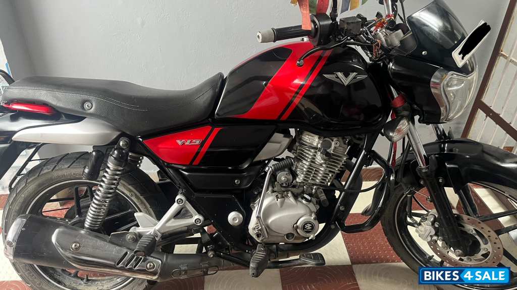 Ebony Black & Red Bajaj V15