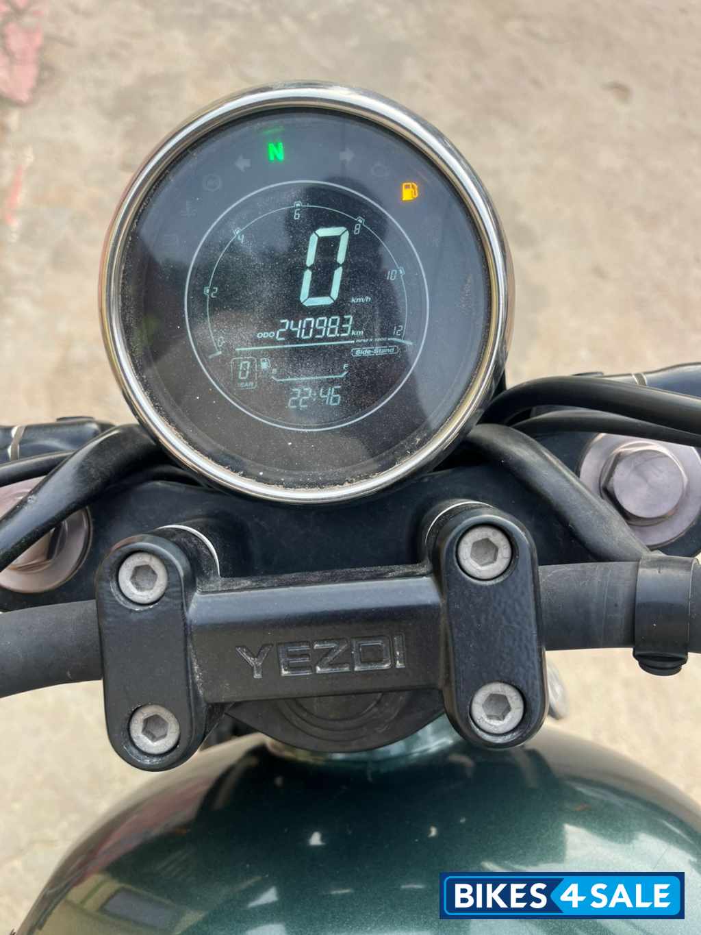 Hunter Green Yezdi Roadster Dark