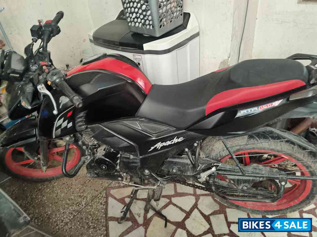 Red And Black TVS Apache RTR 160 4V