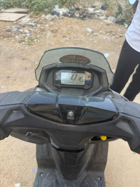 Black Suzuki Burgman Street BS6