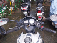 White TVS Apache RTR 180 ABS