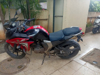Red Yamaha Fazer FI V2