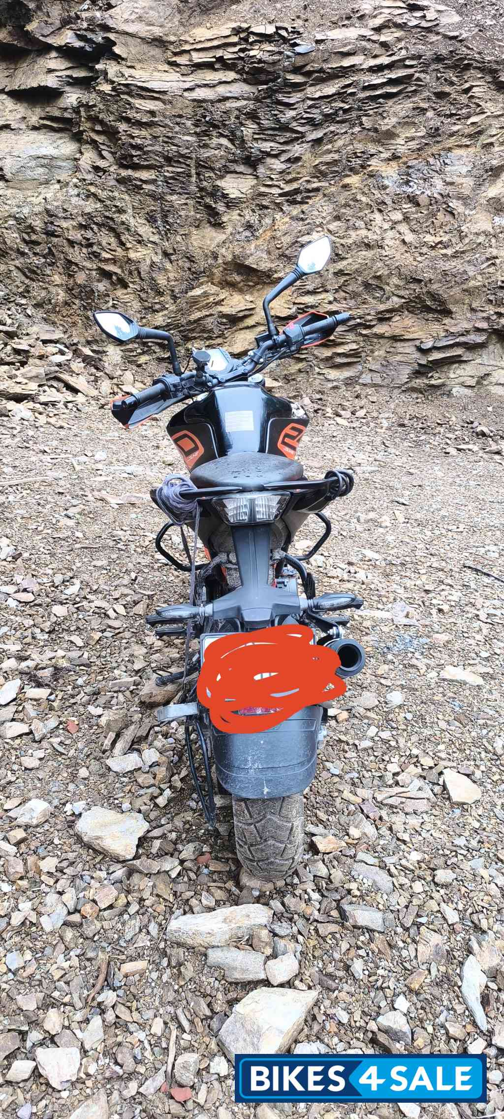 Black And Orange KTM Duke 250