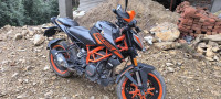 Black And Orange KTM Duke 250