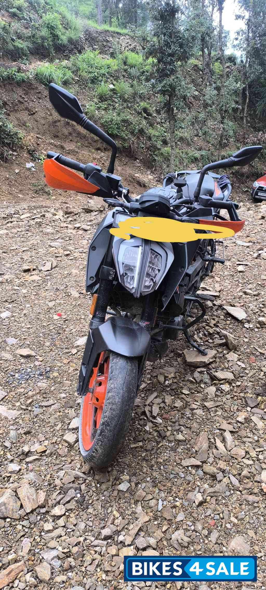 Black And Orange KTM Duke 250