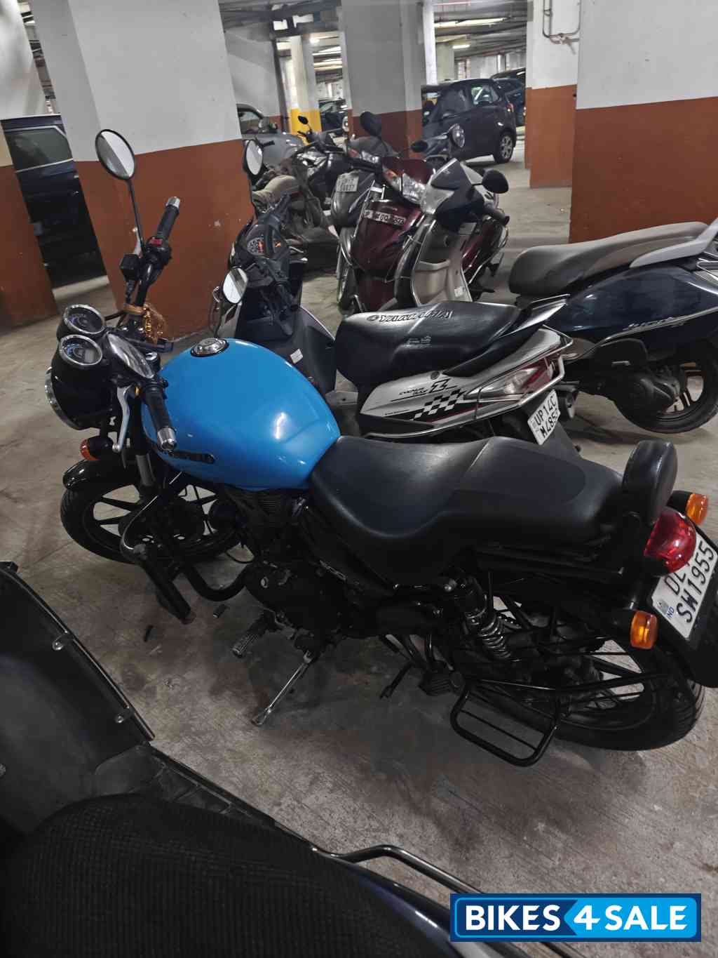 Blue Royal Enfield Thunderbird X 500