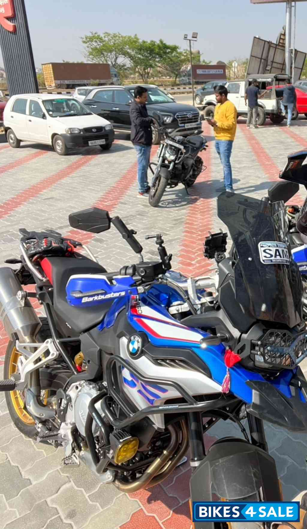 Rally Blue BMW F 850 GS