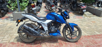 Blue&white TVS Apache RTR 160 4V