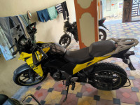 Yellow Suzuki V-Strom SX