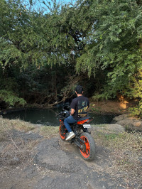 Black And Orange KTM RC 200