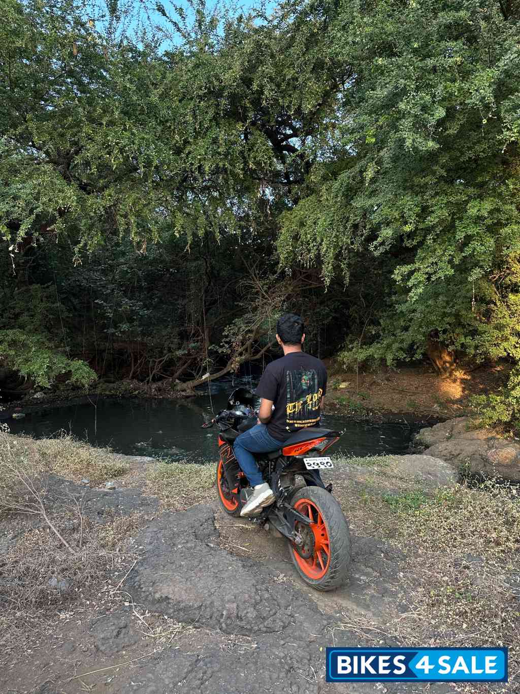 Black And Orange KTM RC 200