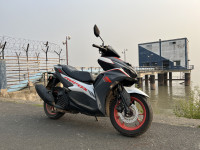 Orange Yamaha Aerox 155