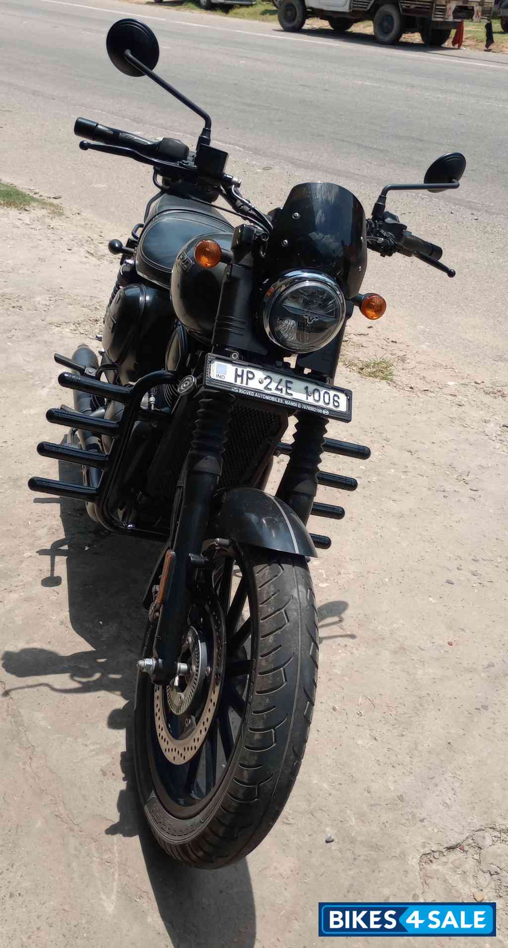 Dark Grey Yezdi Roadster Dark