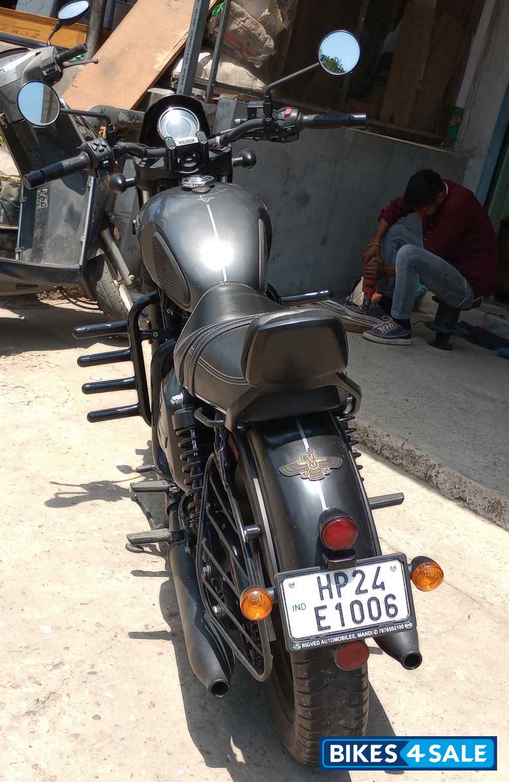 Dark Grey Yezdi Roadster Dark