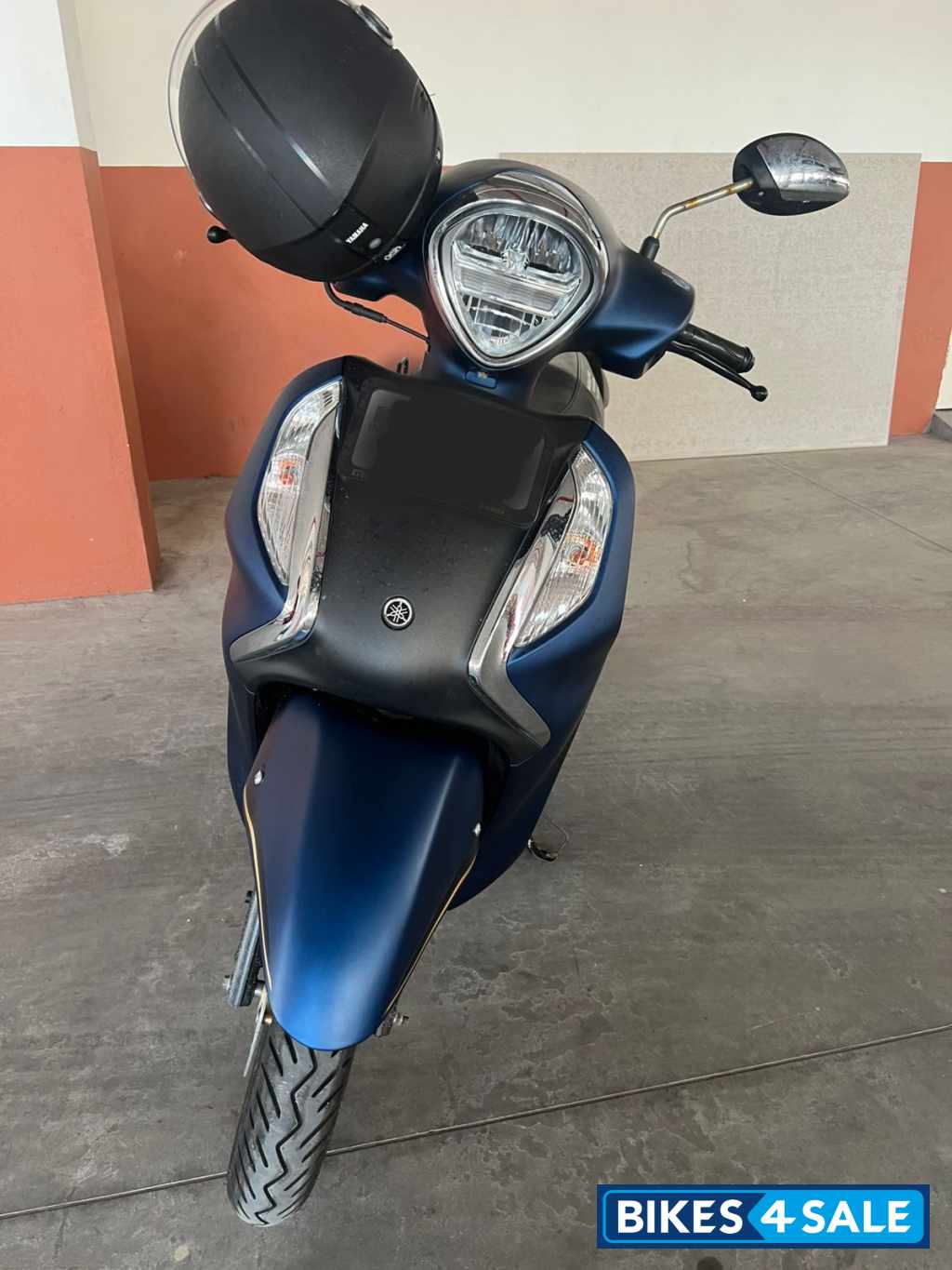 Mat Blue Yamaha Fascino X Special Edition