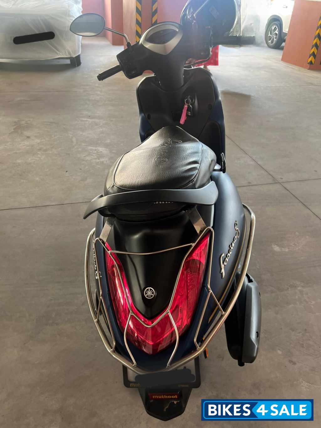 Mat Blue Yamaha Fascino X Special Edition