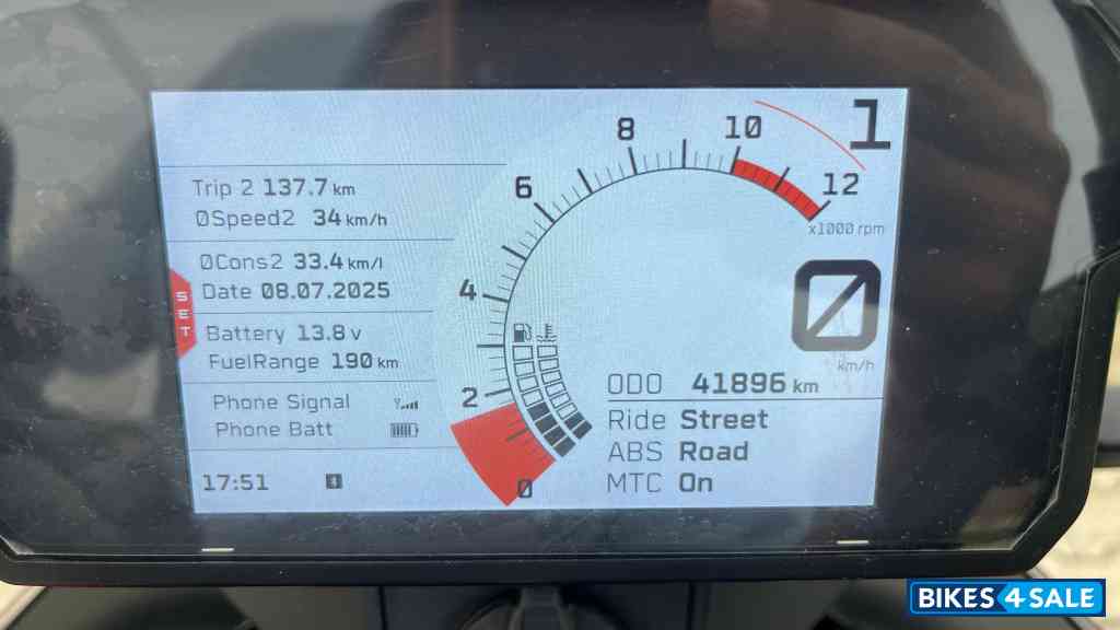 Orange Black KTM 390 Adventure